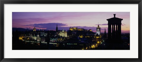 Framed Scotland, Edinburgh Castle Print