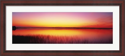 Framed Sunrise Lake Michigan Door County WI Print