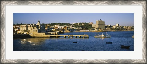 Framed Buildings at the waterfront, Cascais, Lisbon, Portugal Print
