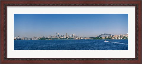 Framed Sydney Skyline, Australia Print