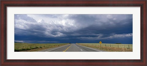 Framed Highway Near Blanding, Utah, USA Print