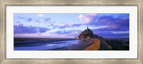 Framed Mont St Michel France Print