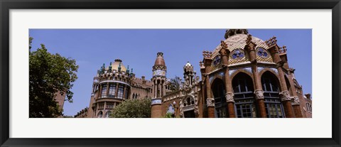 Framed Low angle view of a hospital, Hospital De Sant Pau, Barcelona, Spain Print