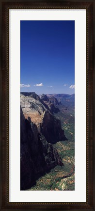 Framed View from Observation Point, Zion National Park, Utah, USA Print