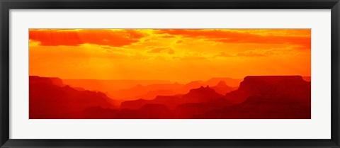 Framed Mesas and Buttes Grand Canyon National Park AZ USA Print