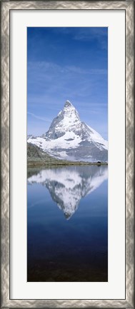 Framed Matterhorn, Zermatt, Switzerland (vertical) Print