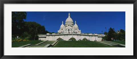 Framed Facade of a basilica, Basilique Du Sacre Coeur, Paris, France Print