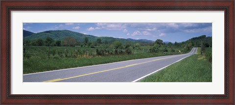 Framed Road passing through a landscape, Virginia State Route 231, Madison County, Virginia, USA Print