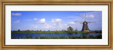 Framed Windmill Holland Print