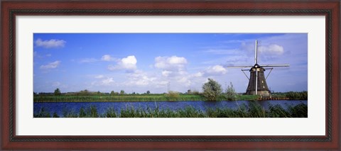 Framed Windmill Holland Print