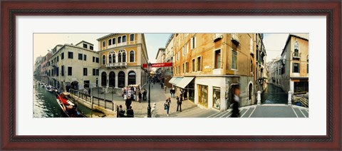 Framed Venice, Italy Street Scene Print