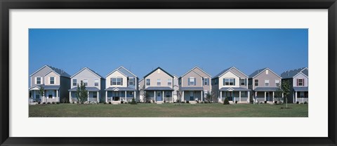 Framed Suburban housing development Joliet IL USA Print