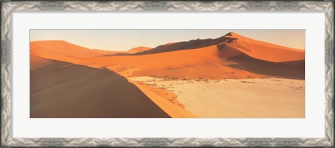 Framed Sand Dunes, Desert Namibia Print