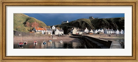 Framed Pennan Banffshire Scotland Print
