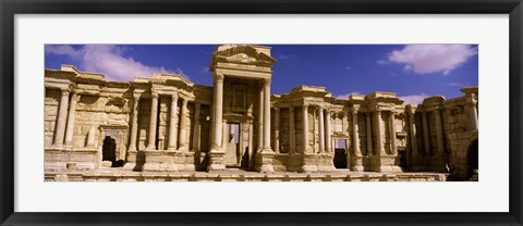 Framed Facade of a theater, Roman Theater, Palmyra, Syria Print