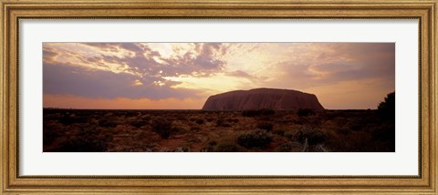 Framed Uluru-Kata Tjuta National Park Northern Territory Australia Print