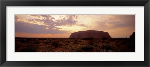 Framed Uluru-Kata Tjuta National Park Northern Territory Australia Print