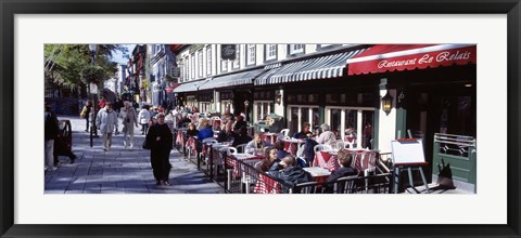 Framed Street Scene Paris France Print
