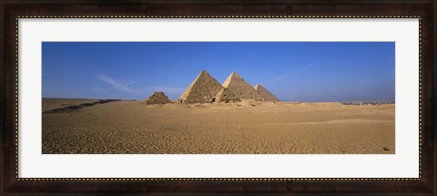 Framed Great Pyramids Giza Egypt Print