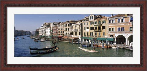 Framed View of the Grand Canal, Venice Italy Print