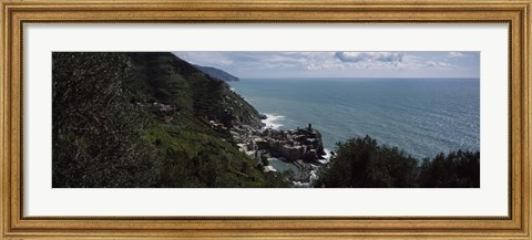 Framed Cinque Terre Italian Riviera Vernazza Italy Print