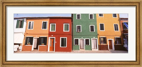 Framed Burano, Venice, Italy Print