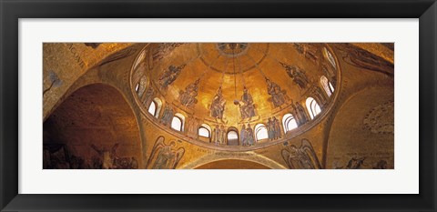 Framed Ceiling of San Marcos Cathedral, Venice, Italy Print