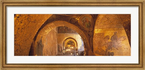 Framed Interior of San Marcos Cathedral, Venice, Italy Print