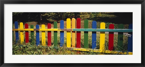 Framed Fence in a park, Germany Print