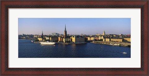 Framed Stockholm skyline, Sweden Print