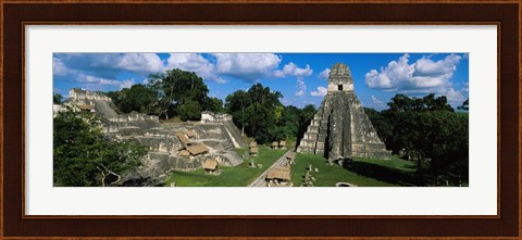 Framed Ruins Of An Old Temple, Tikal, Guatemala Print