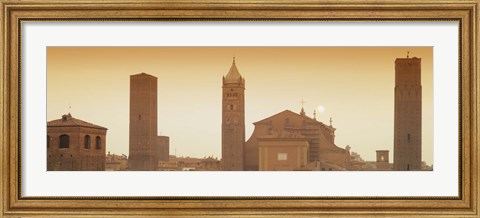 Framed Buildings in a city, Bologna, Italy Print