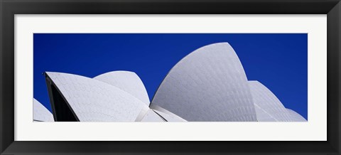 Framed High Section View Of An Opera House, Sydney Opera House, Sydney, New South Wales, Australia Print