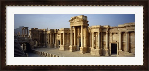 Framed Facade of a building, Palmyra, Syria Print