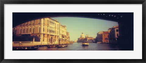 Framed City viewed through a bridge, Ponte Dell&#39;Accademia, Venice, Veneto, Italy Print