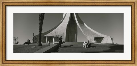 Framed Low angle view of a monument, Martyrs&#39; Monument, Algiers, Algeria Print
