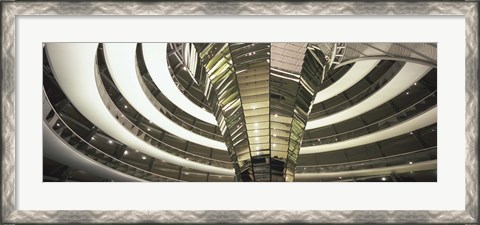 Framed Interiors of a government building, The Reichstag, Berlin, Germany Print