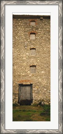 Framed Door of a mill, Kells Priory, County Kilkenny, Republic Of Ireland Print
