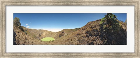 Framed High angle view of a pond on a volcanic island, Arenal Volcano, Costa Rica Print