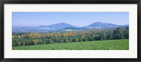 Framed Mountains in Northeast Kingdom, Vermont Print