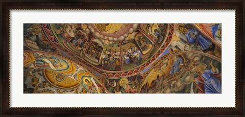 Framed Monastery, Rila Monastery, Bulgaria Print