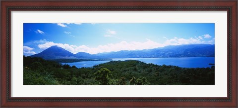 Framed Clouds over a volcano, Arenal Volcano, Costa Rica Print