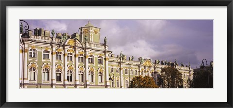 Framed Facade of a palace, Winter Palace, State Hermitage Museum, St. Petersburg, Russia Print