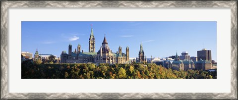 Framed Parliament Building, Parliament Hill, Ottawa, Canada Print