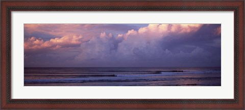 Framed Clouds over the sea, Gold Coast, Queensland, Australia Print