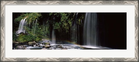 Framed Waterfall near Dunsmuir, California Print