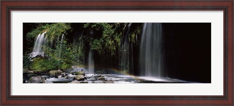 Framed Waterfall near Dunsmuir, California Print