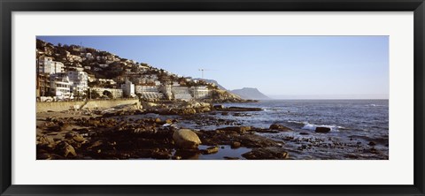 Framed Bantry Bay, Cape Town, Western Cape Province, South Africa Print
