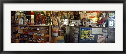 Framed Route 66 Store Interior, Hackberry, Arizona Print