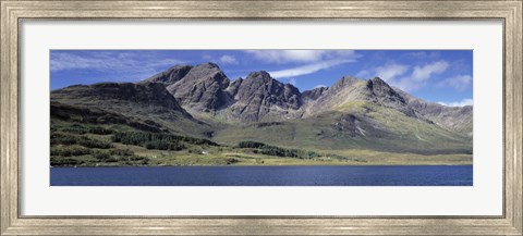 Framed Hills, Cuillins, Loch Slapin, Isle Of Skye, Scotland Print